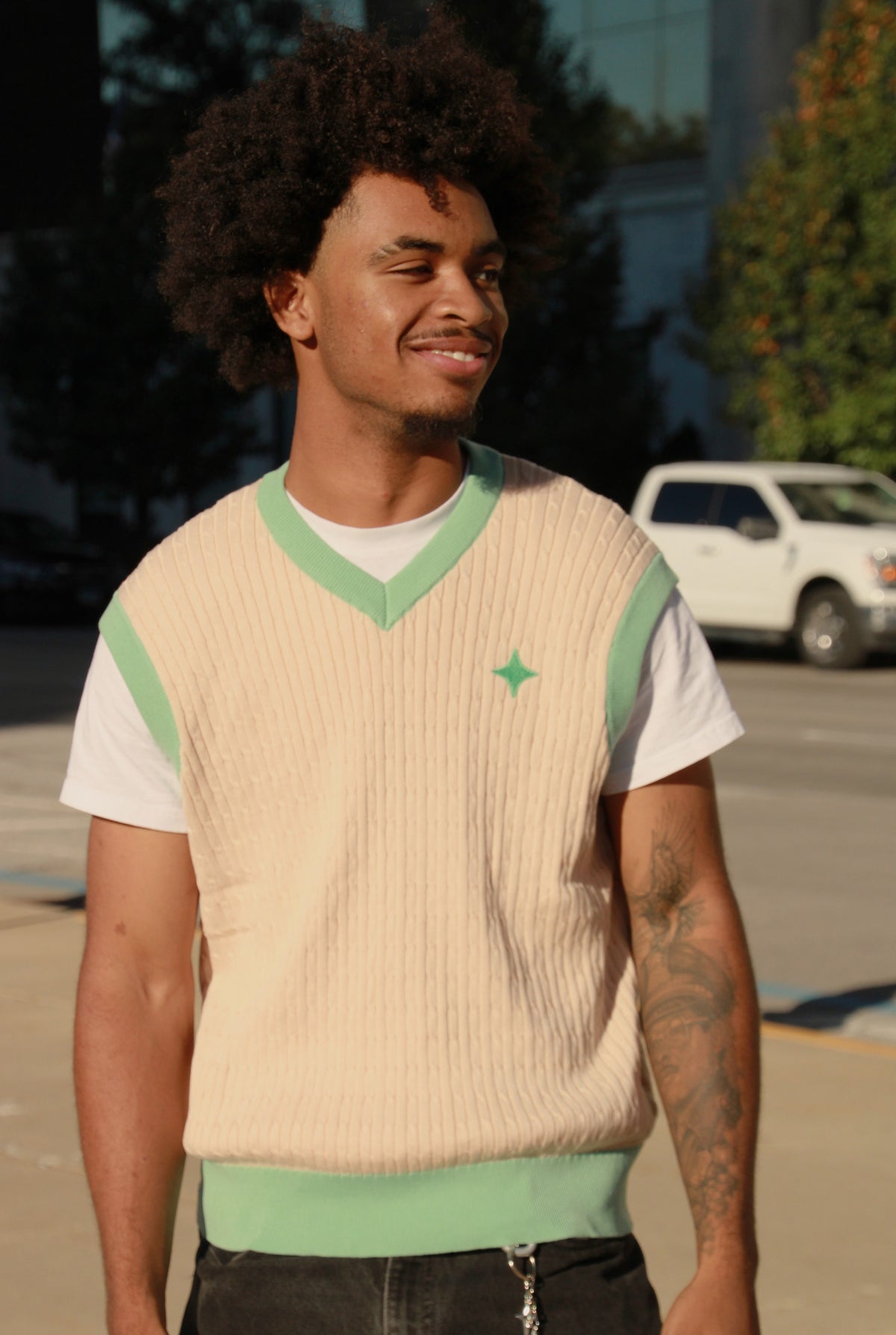 Nova Cable-Knit Vest