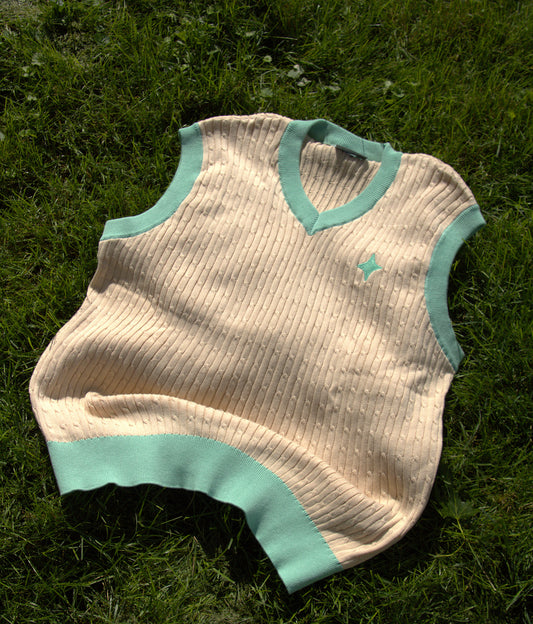 Nova Cable-Knit Vest
