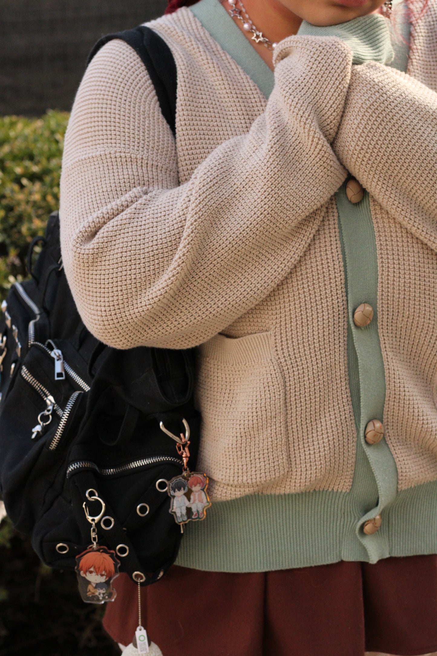 Prelude Waffle Knit Cardigan