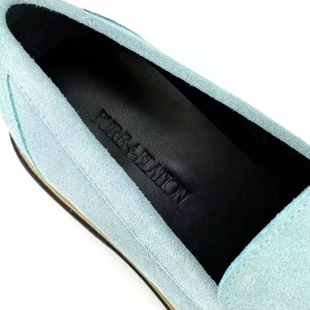 Pure Suede-Leather Loafer