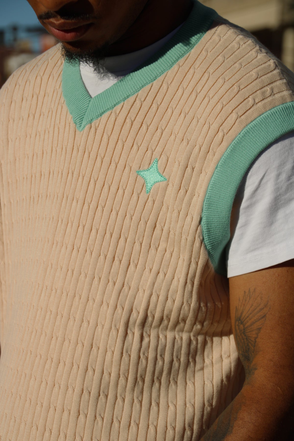 Nova Cable-Knit Vest