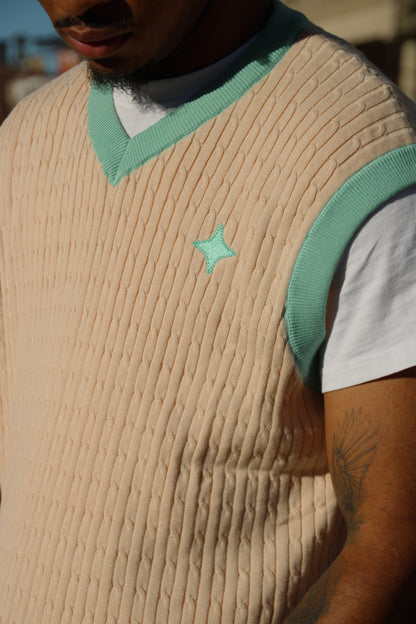 Nova Cable-Knit Vest