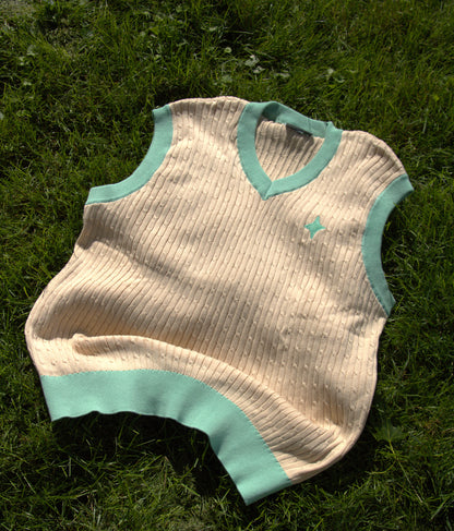 Nova Cable-Knit Vest